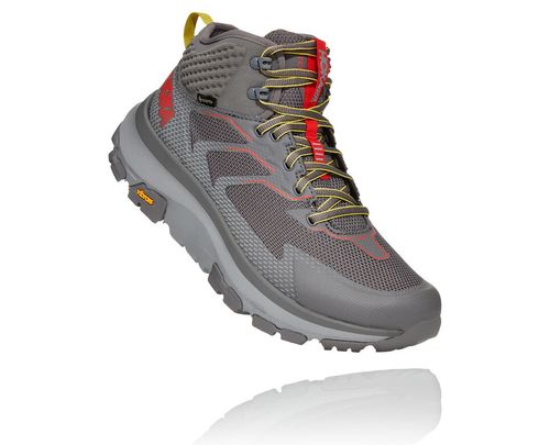 Hoka One One Herre Toa Gore-tex Fjellsko Charcoal Grå/Fiesta Norge-09ZCG